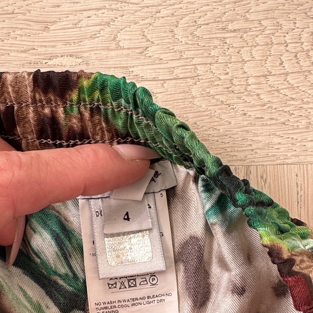 Dolce & Gabbana Floral Leopard Print Pants - Picture 3 of 10